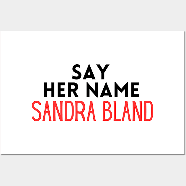 say her name sandra bland Wall Art by MusDy4you